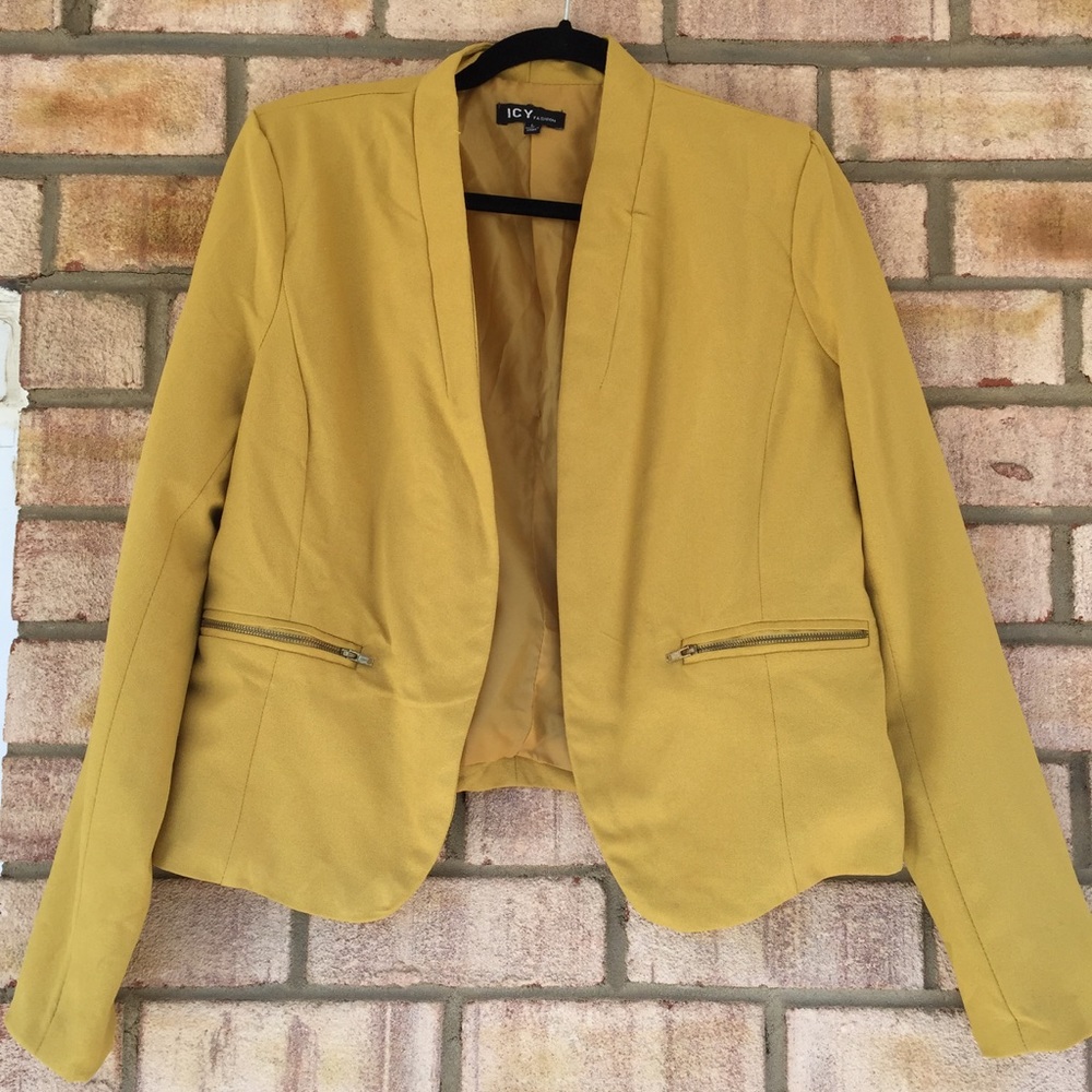 Mustard Yellow, Large Blazer